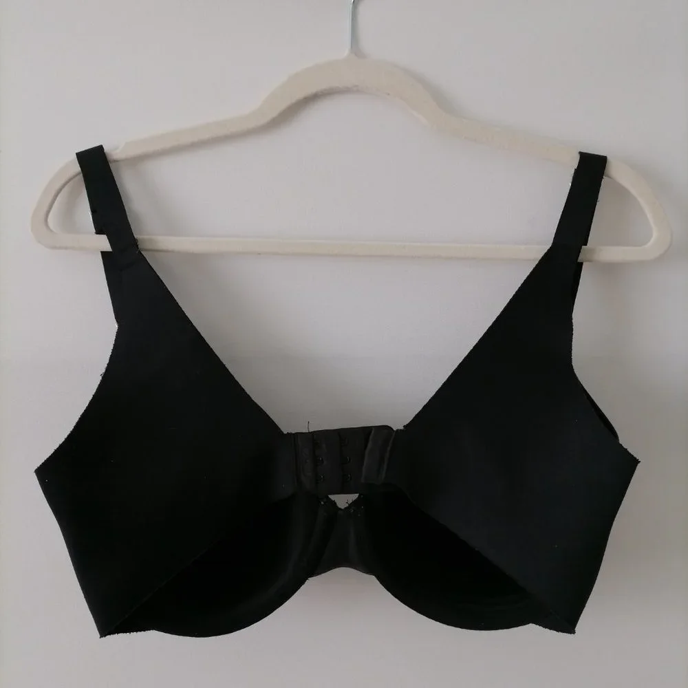 Soma Womens Black Adjustable Strap Padded Underwired T-Shirt Bra Size 36D